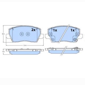 Δισκόφρενα ZTEC+ για Kia